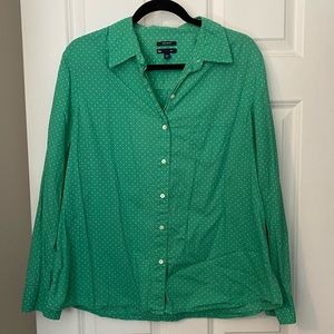 Woman’s long sleeve button down